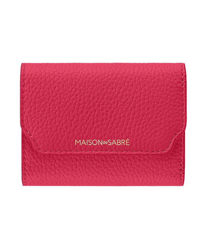 

Кожаный трёхсекционный кошелёк MAISON de SABRÉ, розовый