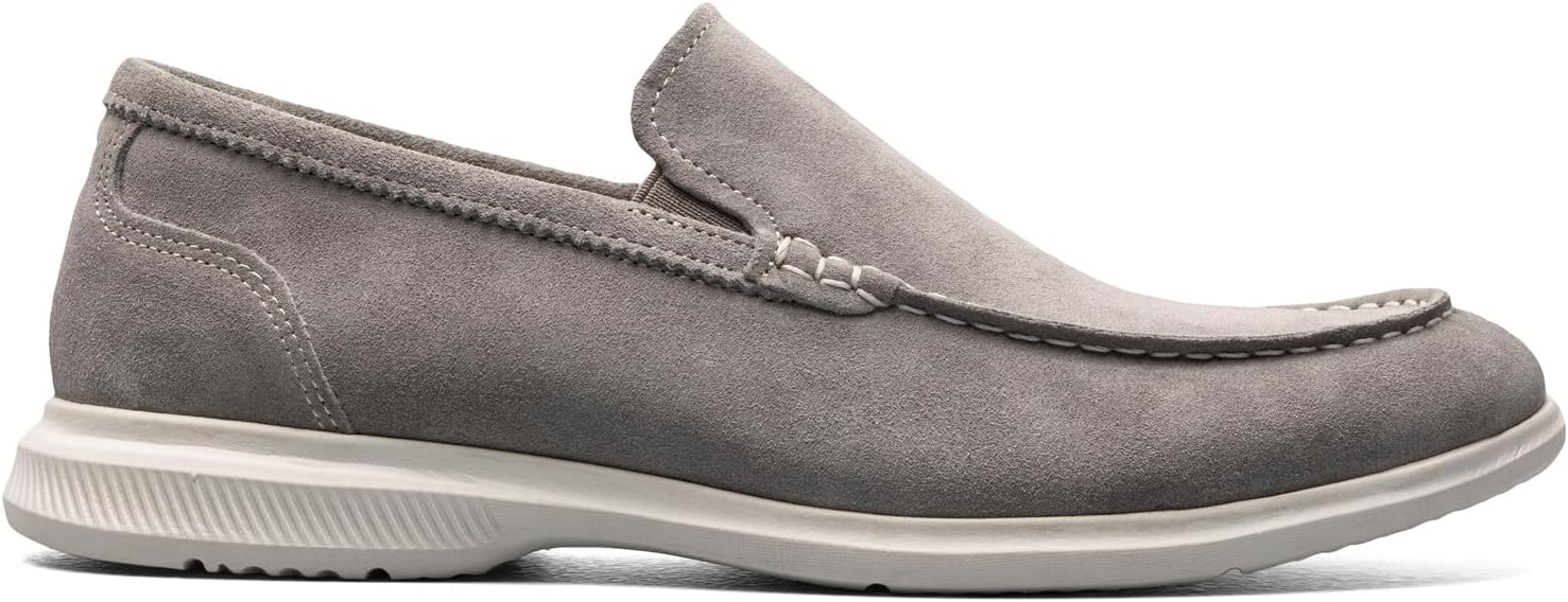 Мужские лоферы Florsheim Hamptons с мысом-мокасином, серый — фото 2