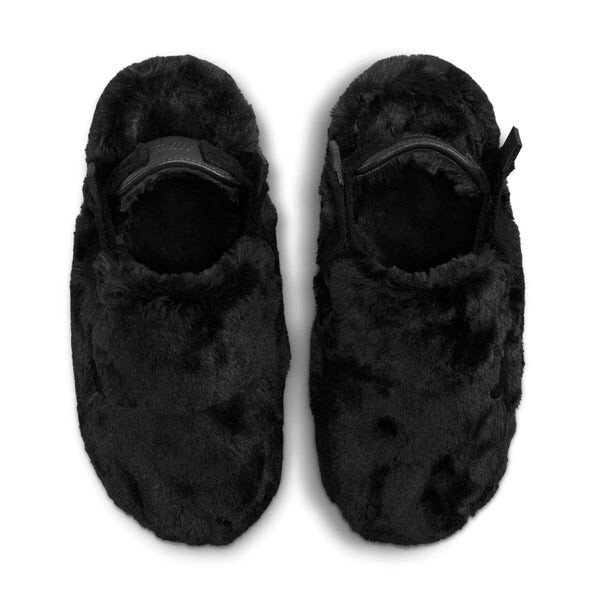Тапочки calm mule 'black fur' Nike, черный — фото 4