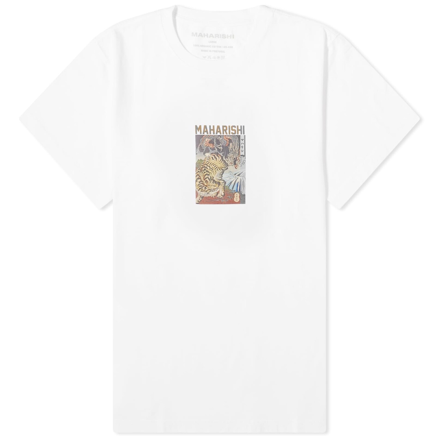 

Футболка Maharishi Tigers V Dragons, белый
