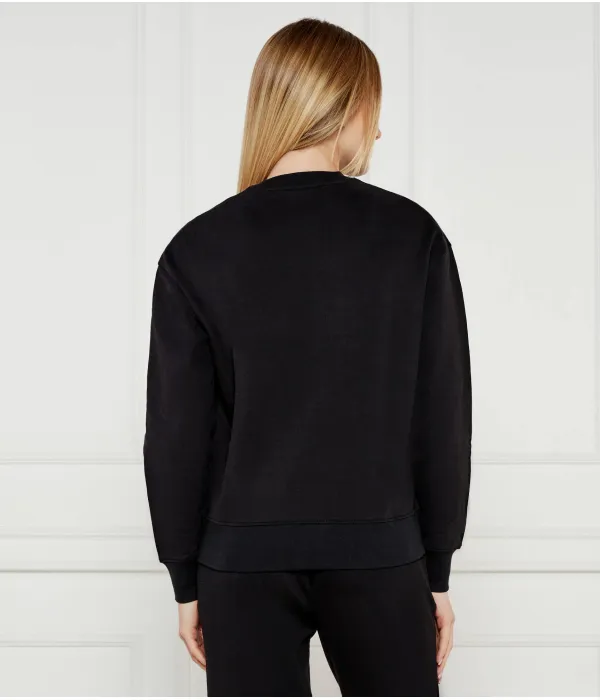 Махровая толстовка Regular fit Calvin Klein, черный — фото 3