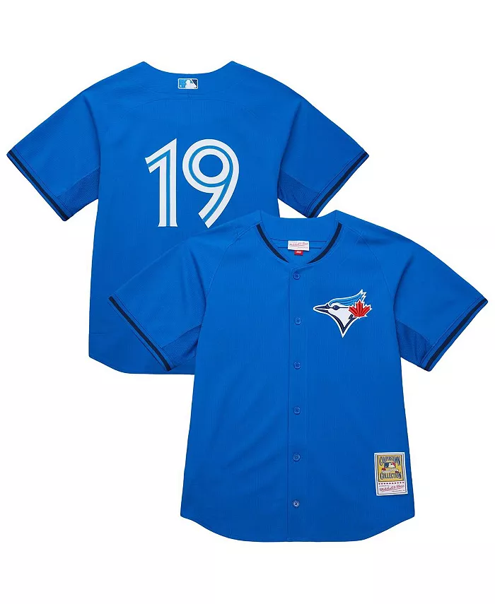 

Мужская аутентичная майка для отбивания Jose Bautista Blue Toronto Blue Jays Mitchell & Ness