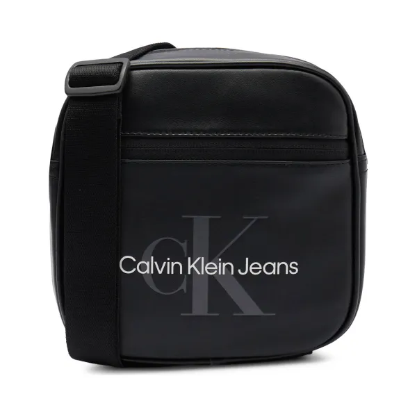 

Мягкая сумка через плечо с монограммой Calvin Klein, черный