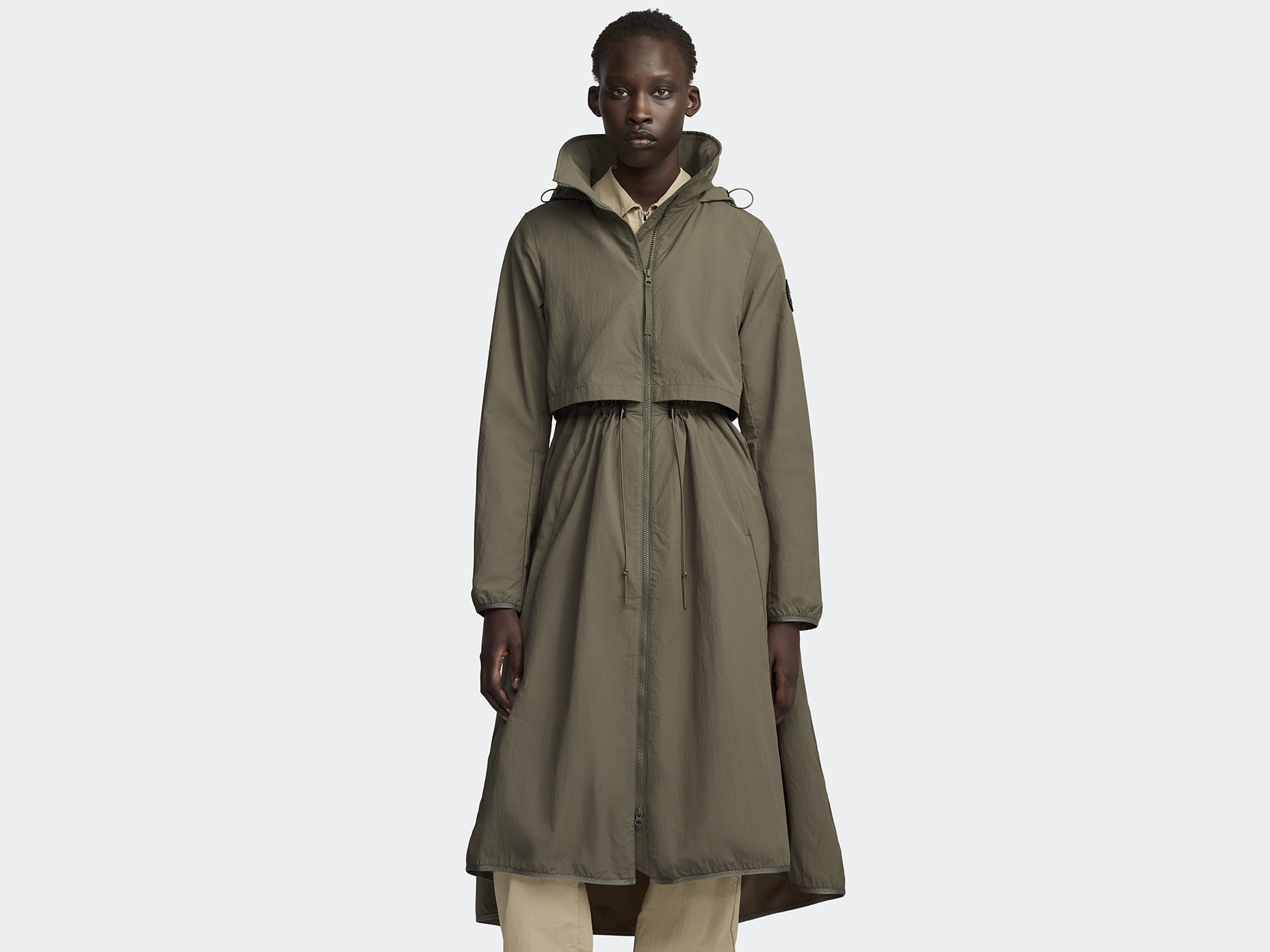 

Пальто Canada Goose Sinclair Long Black Label, Smokey Sage