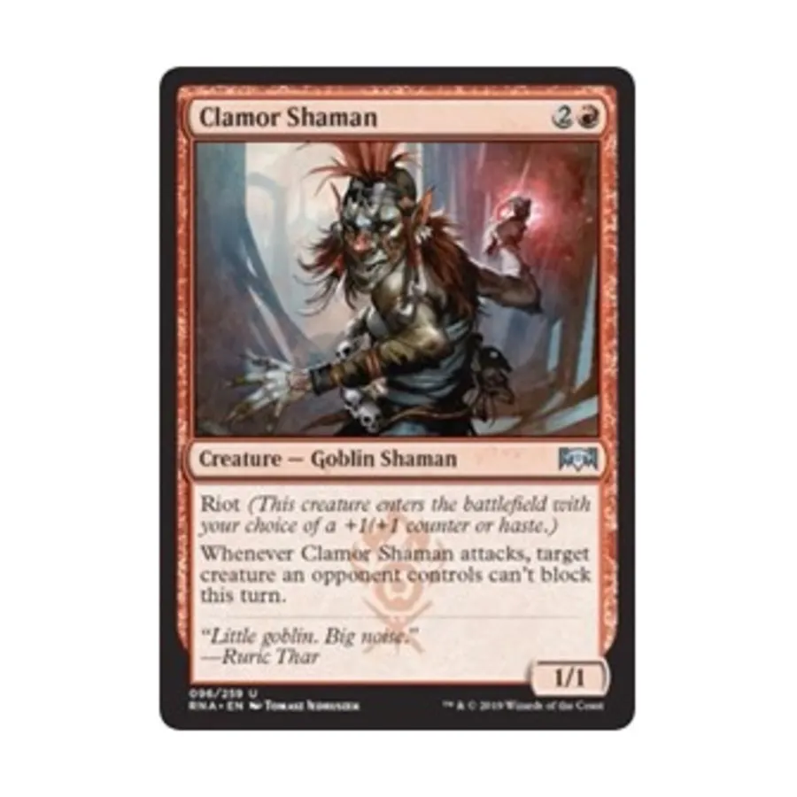 

CCG Клэмор Шаман (U), MTG - Ravnica Allegiance