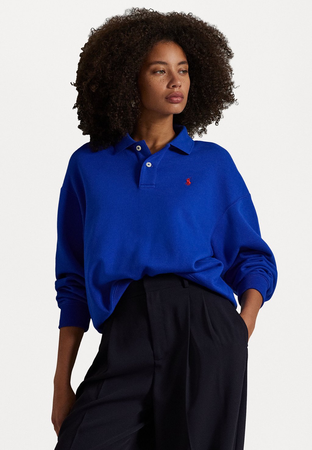 

Толстовка POLO COLLAR FLEECE PULLOVER Polo Ralph Lauren, синий
