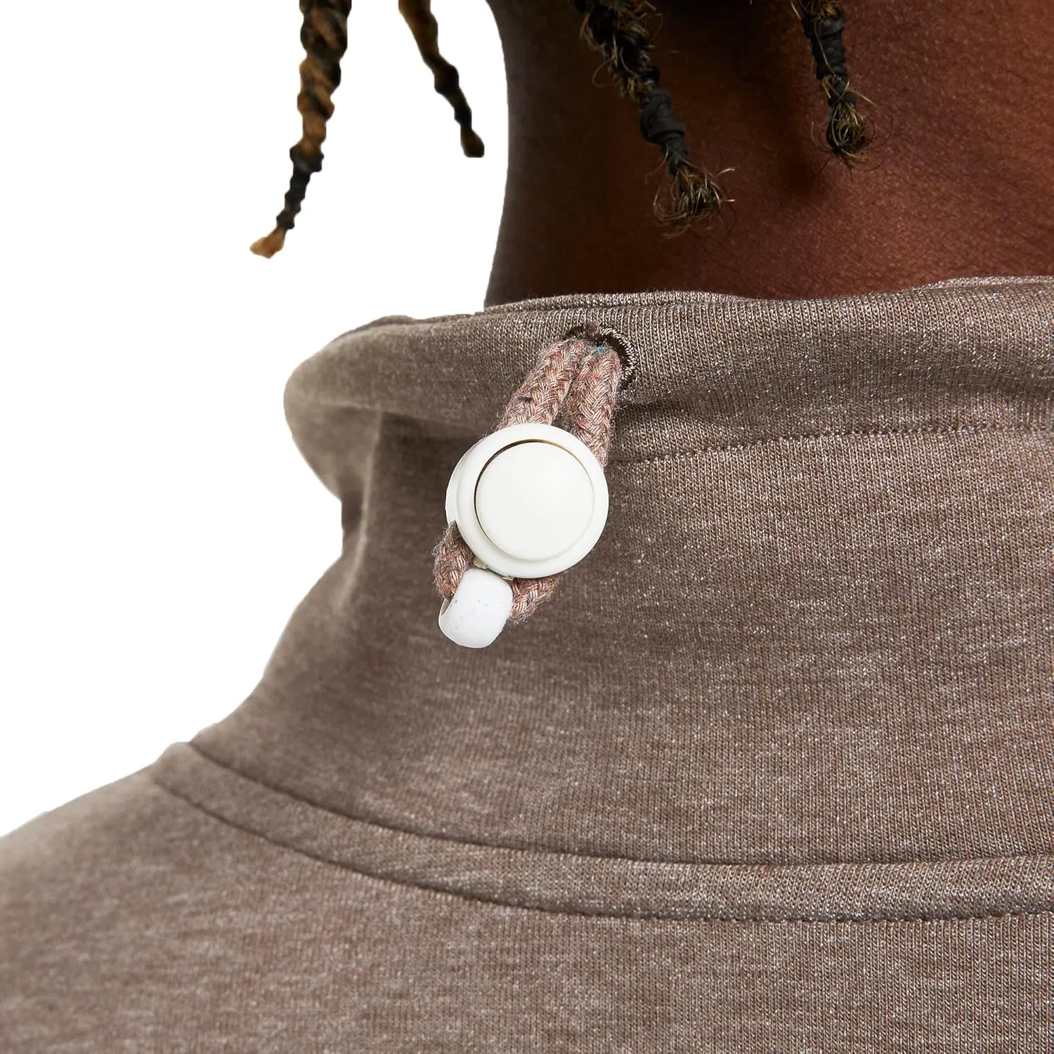 Мужская футболка Nike Dri-FIT Yoga Restore с застежкой-молнией на четверть длины — фото 4