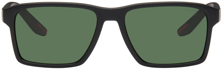 

Солнцезащитные очки Linea Rossa Prada Eyewear, черный