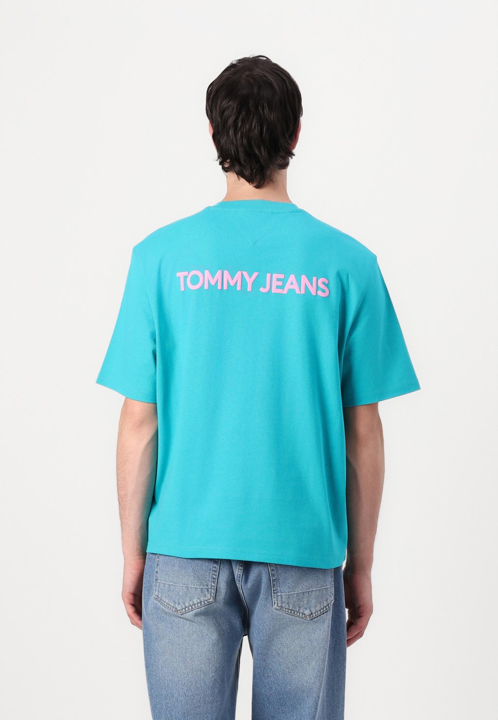 

Футболка с принтом Tommy Jeans, бирюзовый
