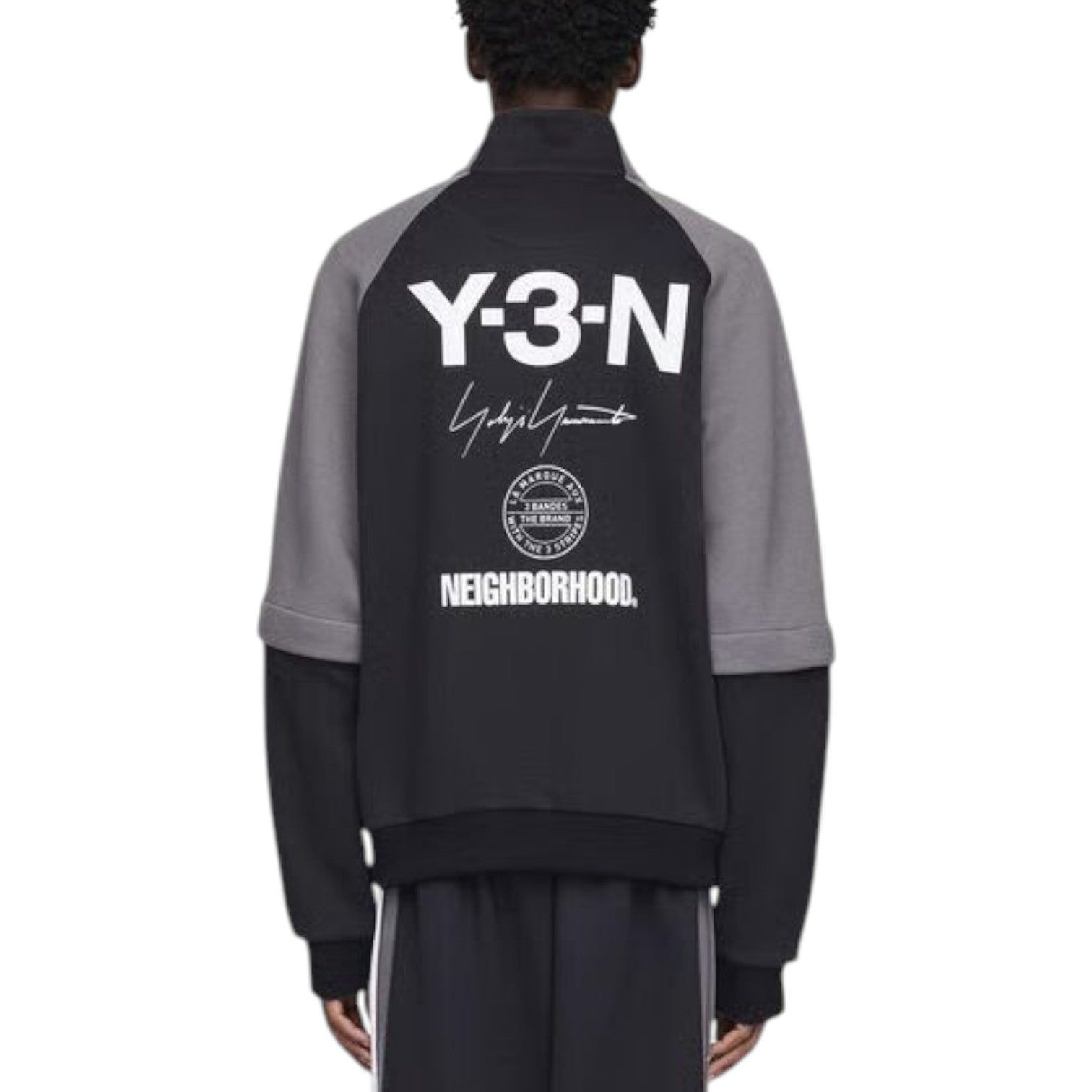 Куртка adidas Y-3 x Neighborhood Relaxed Track Jacket 'Black' — фото 4