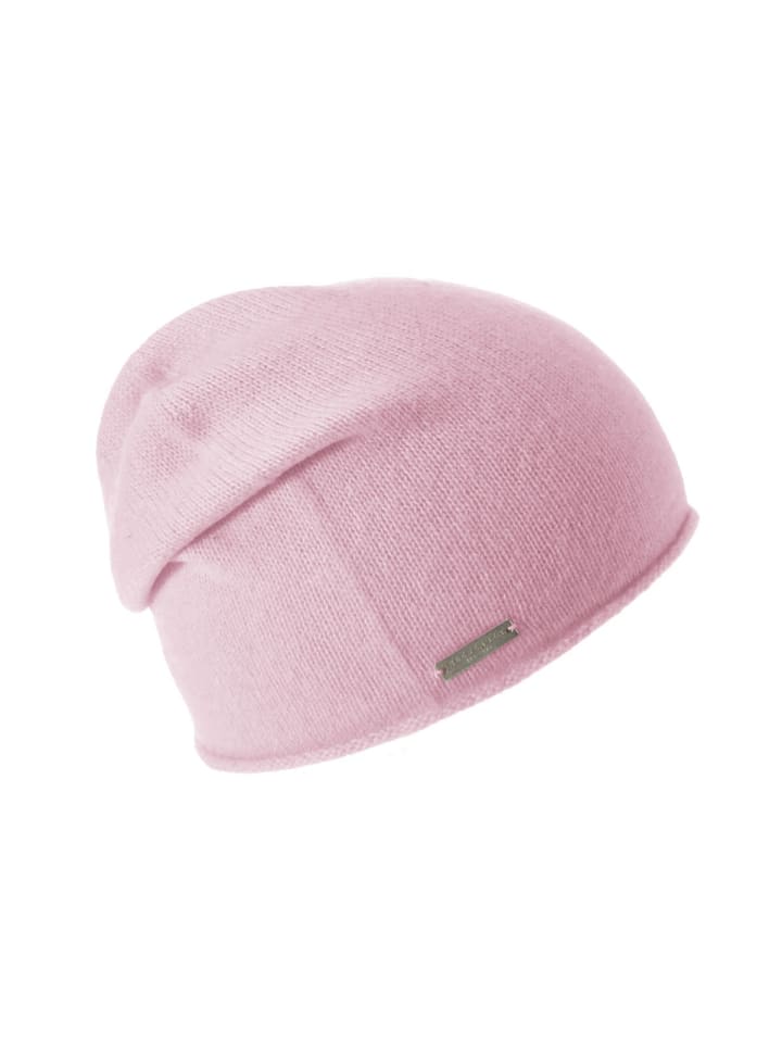 

Seeberger Розовая вязаная шапка