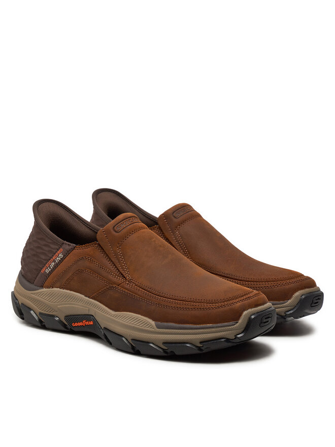 Туфли на плоской подошве Skechers 204810 CDB, коричневый — фото 2