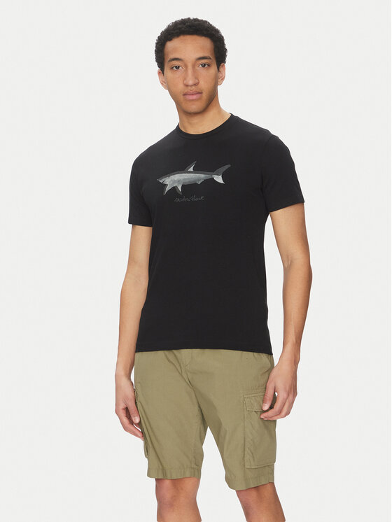 

Футболка обычного кроя 25411071 Paul&Shark, черный