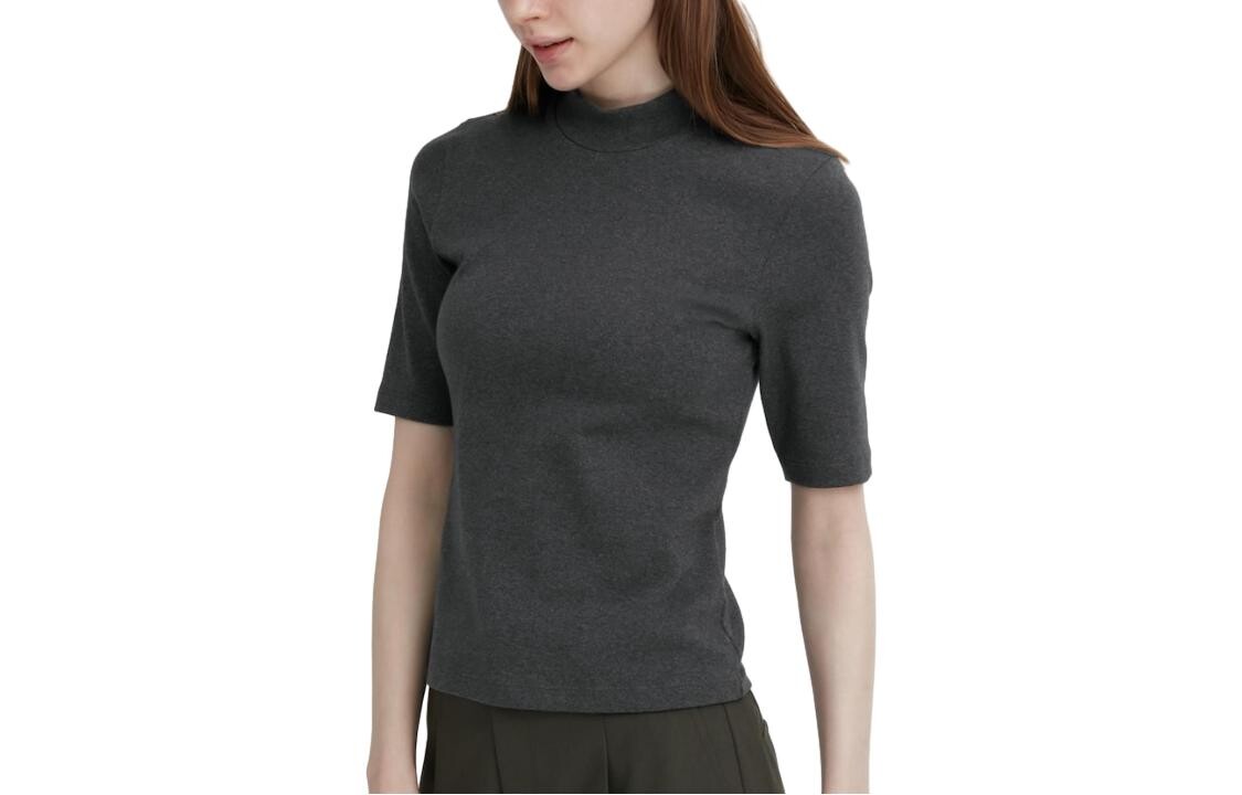 

Футболка женская темно-серая Uniqlo