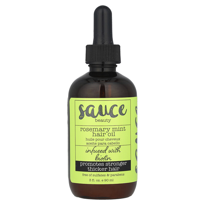 

Sauce Beauty, масло для волос с розмарином и мятой, 90 мл (3 жидк. унции)