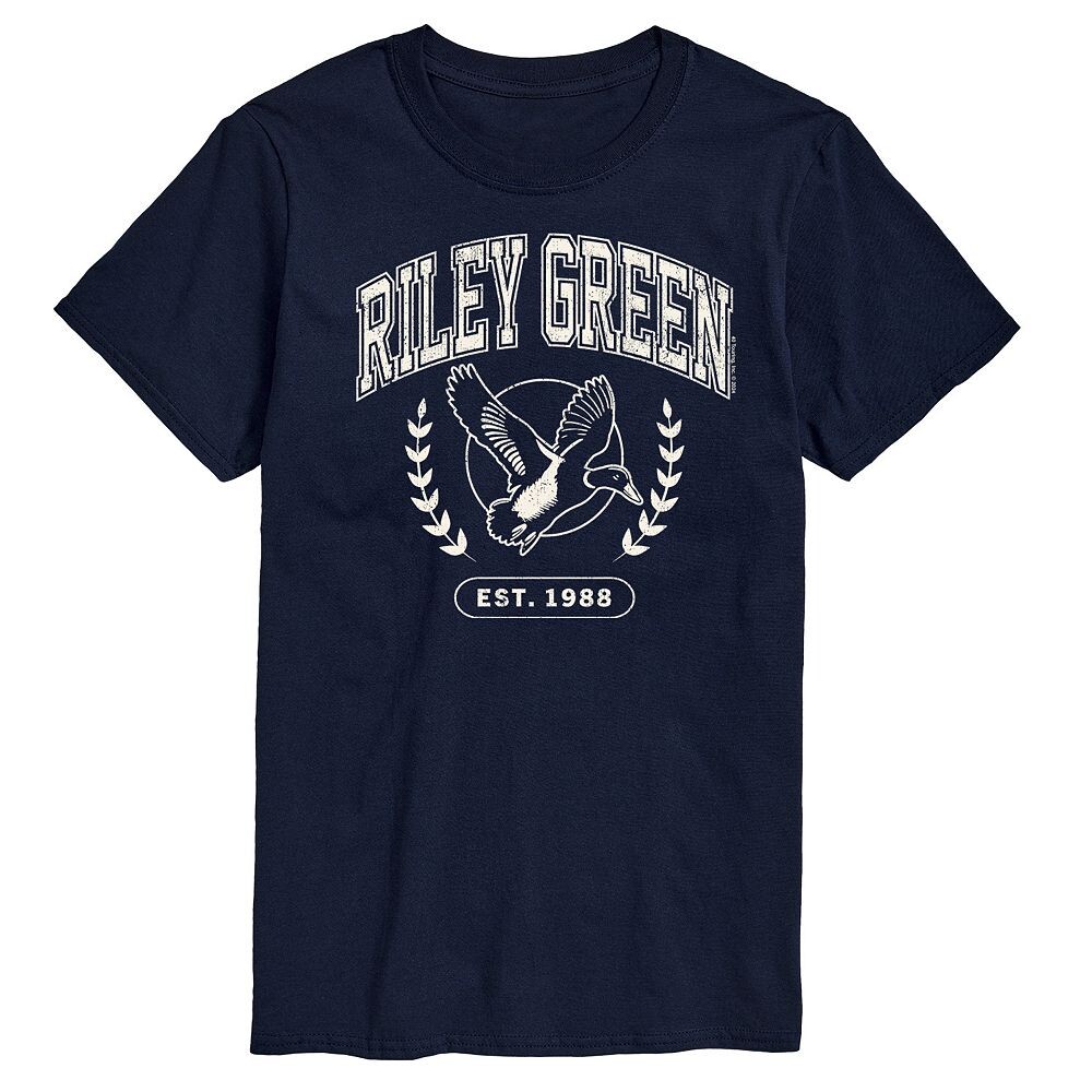 

Мужская футболка с графическим рисунком Riley Green Collegiate Licensed Character, темно-синий