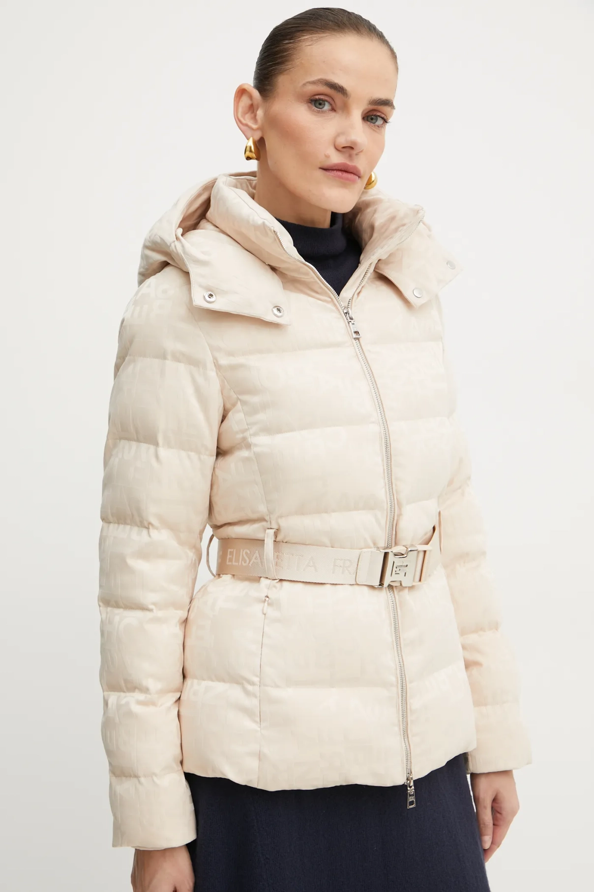 

Куртка Elisabetta Franchi, бежевый