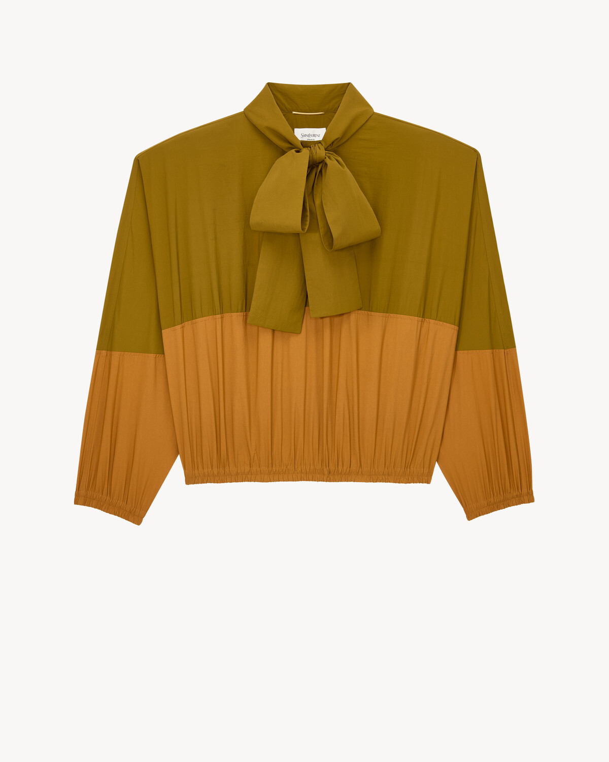 

Ветровка CASSANDRE из нейлонового файла SAINT LAURENT, коричневый