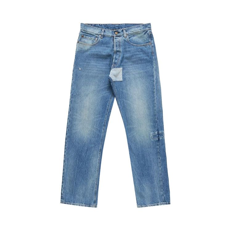 

Джинсы Maison Margiela Slim Repaired Jeans, Medium Blue