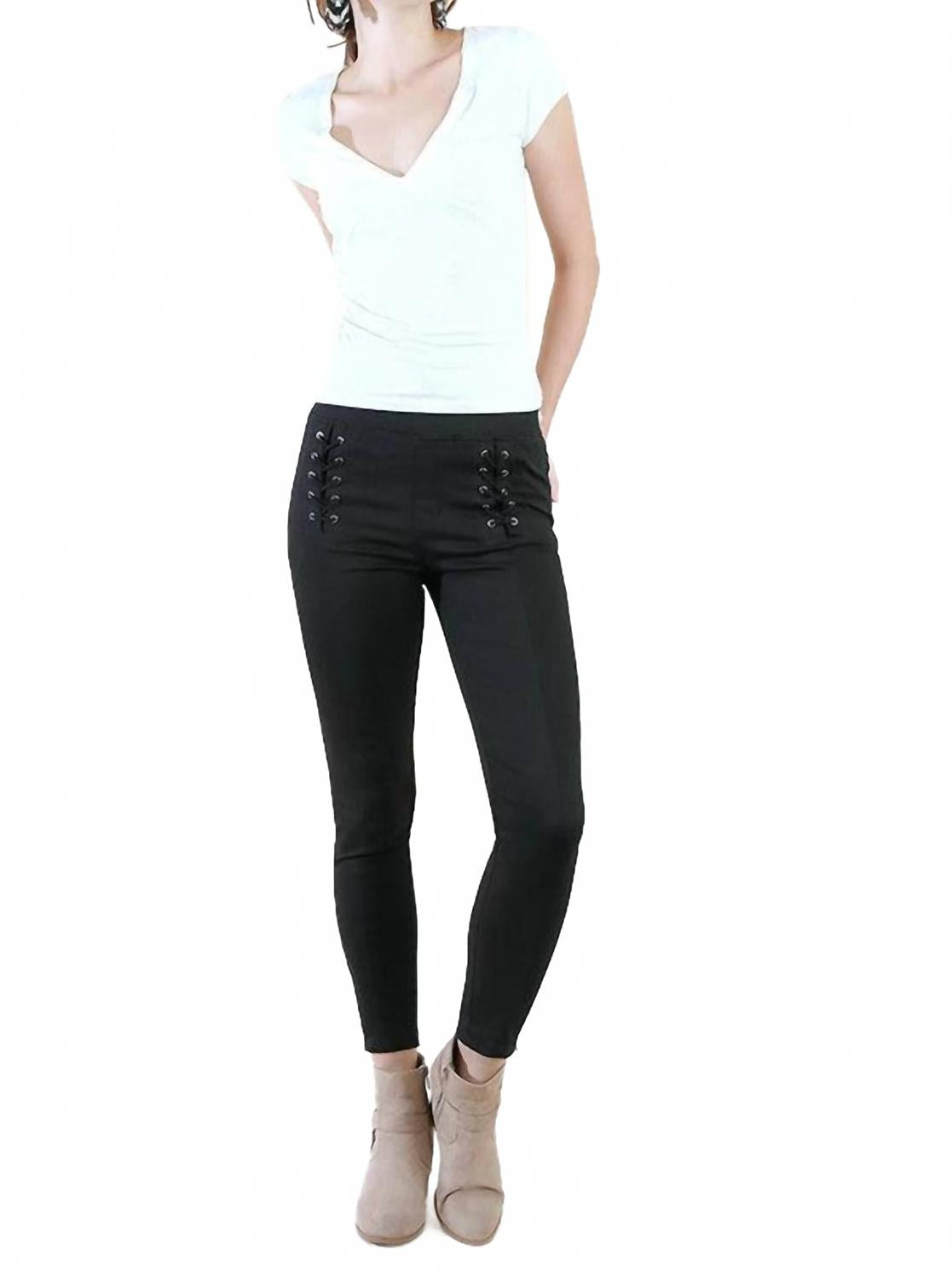 

Черные леггинсы со шнуровкой Umgee