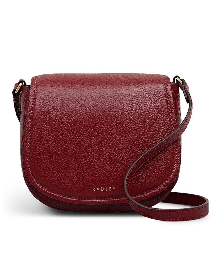 

Миниатюрная сумка через плечо Liverpool Gardens из зернистой кожи с откидной крышкой Radley London, Carmine