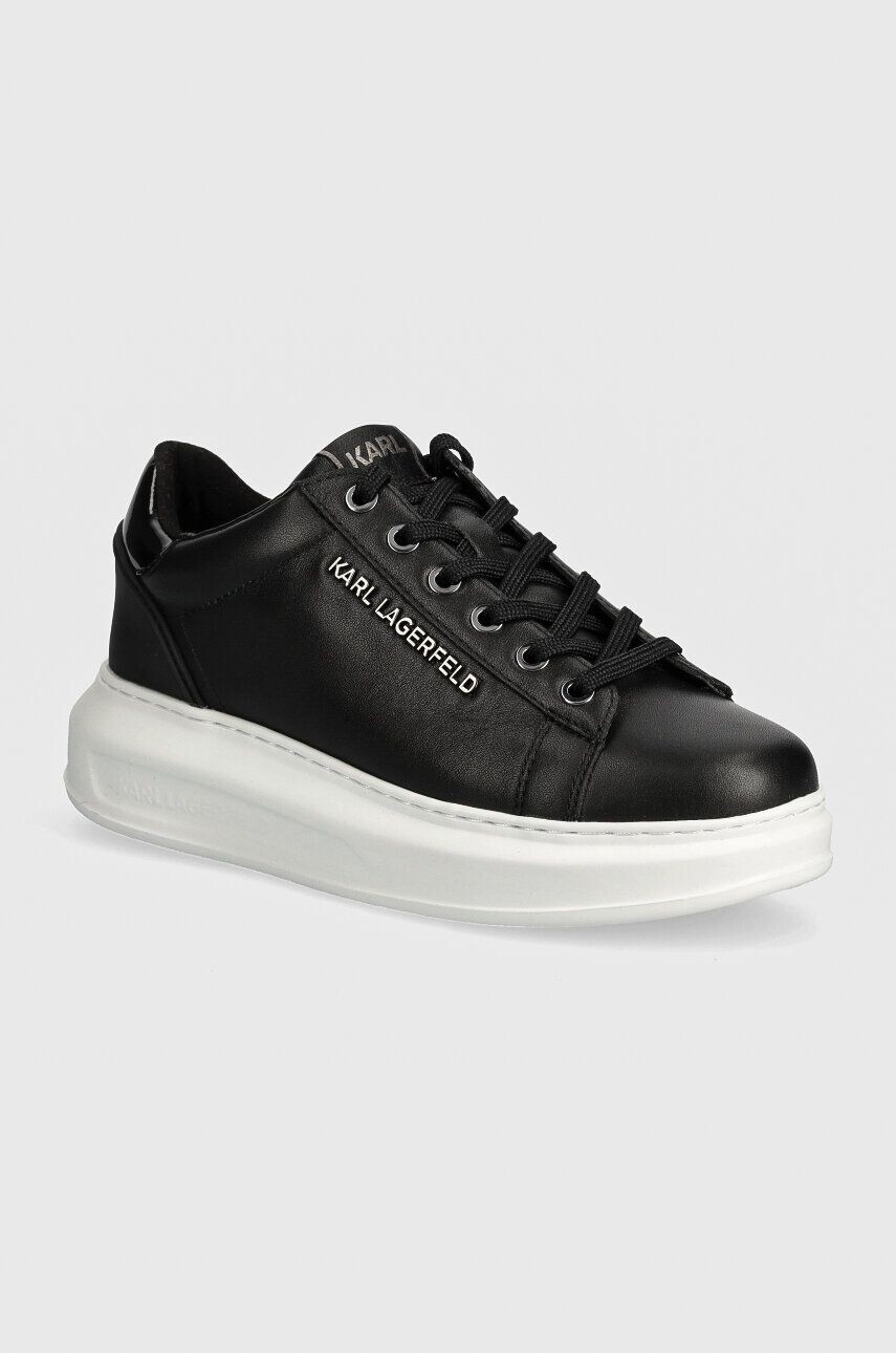

Кожаные кроссовки Karl Lagerfeld KAPRI, черный