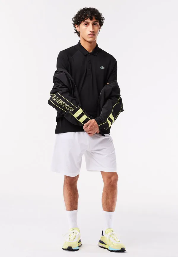 Классическая теннисная рубашка-поло Lacoste Sport, Black — фото 4
