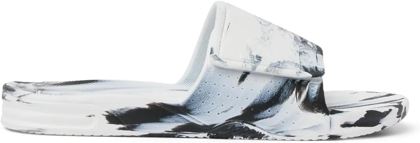 Сандалии REEF Men's Fanning Slide H20, Black And White Marble — фото 4