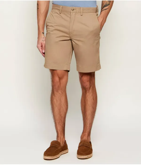 Шорты straight fit Polo Ralph Lauren, коричневый — фото 3