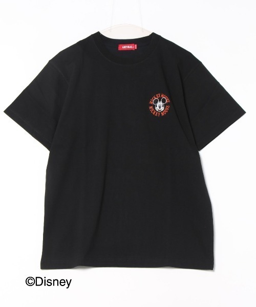 

Футболка с коротким рукавом, вышивка, бренд ANTIBAL, черный