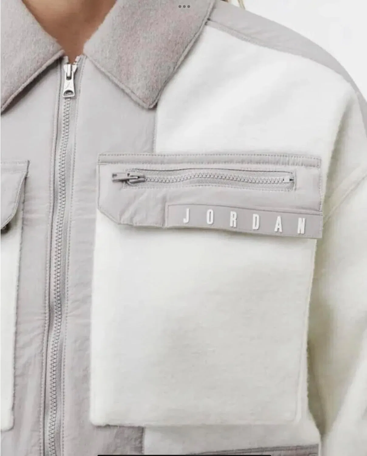 Куртка утепленная женская Jordan Cozy Girl, Summit White/College Grey