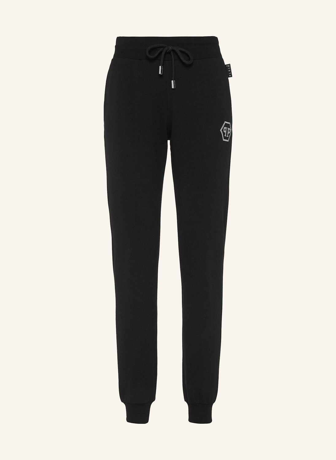 

Спортивные брюки с отделкой камнями hexagon PHILIPP PLEIN, черный