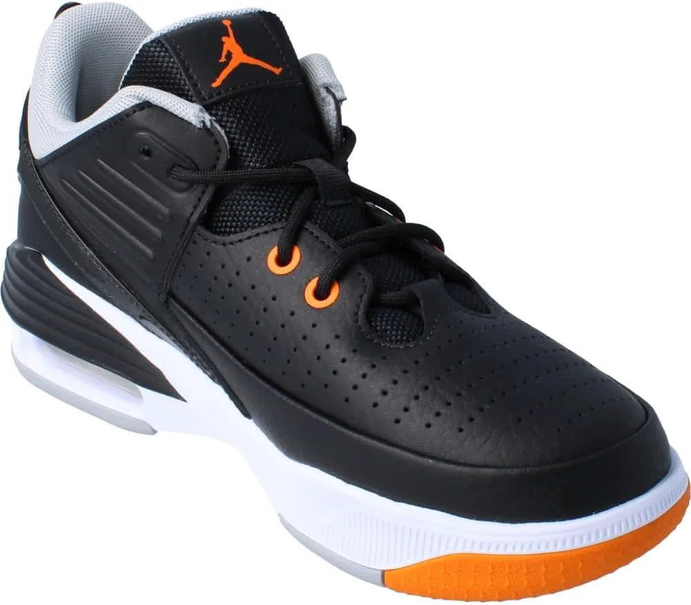 Jordan Max Aura 5 Детские кроссовки для больших детей (DZ4352-101, белый/красный/серый/черный) Nike, оранжевый — фото 3