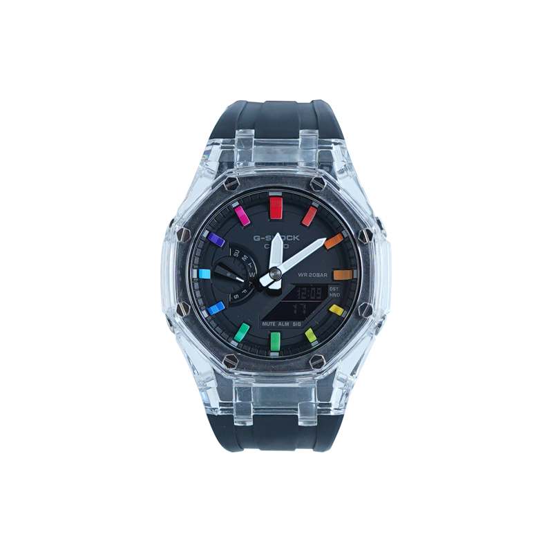 

CASIO Часы Men Liquid Crystal/Analog Dual Display Series 48.5mm Black Watch