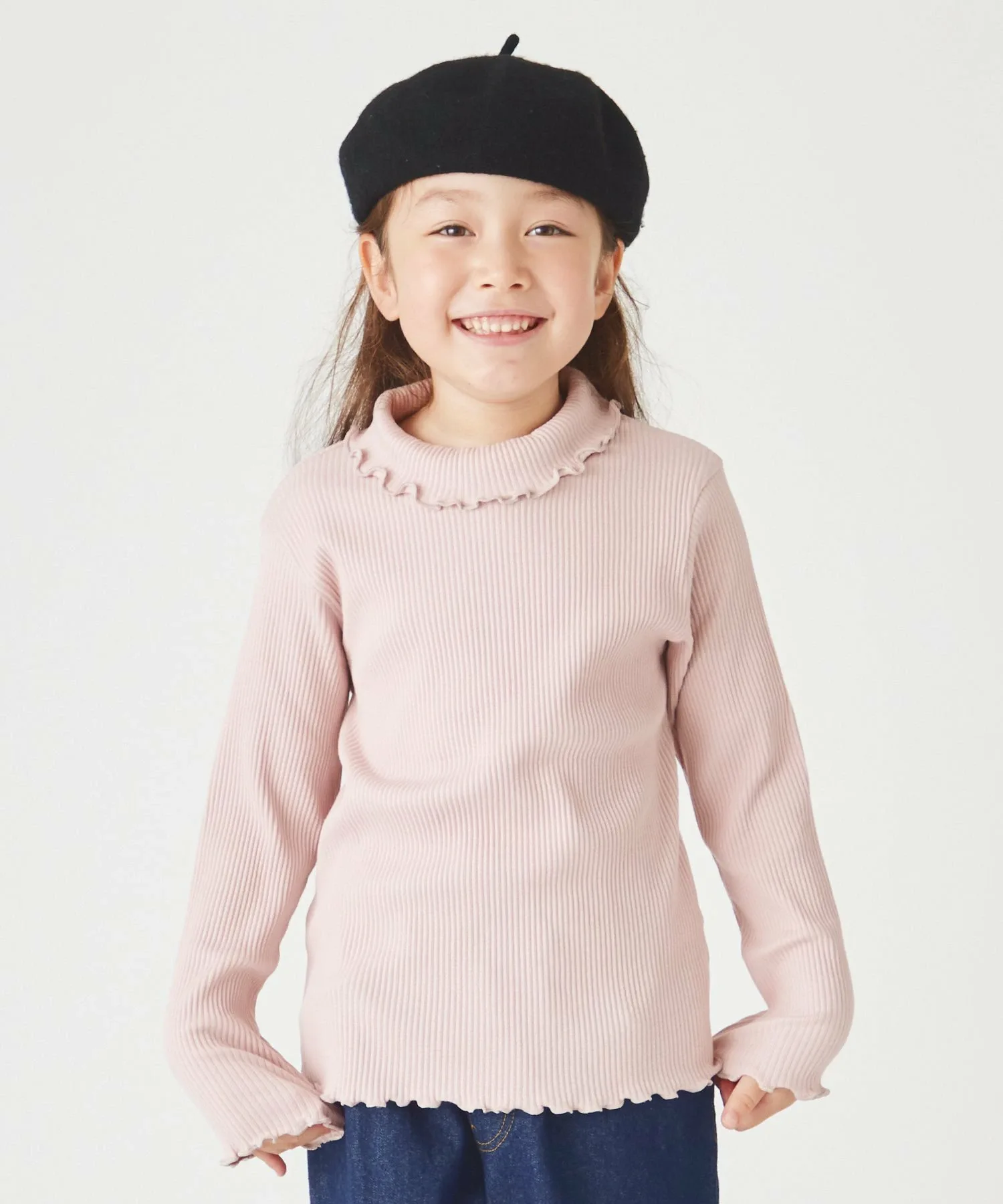 Водолазка в рубчик Ever Closet, pink