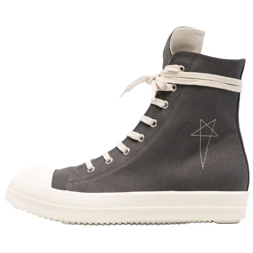 

Rick Owens DRKSHDW Кроссовки high top canvas мужские gray