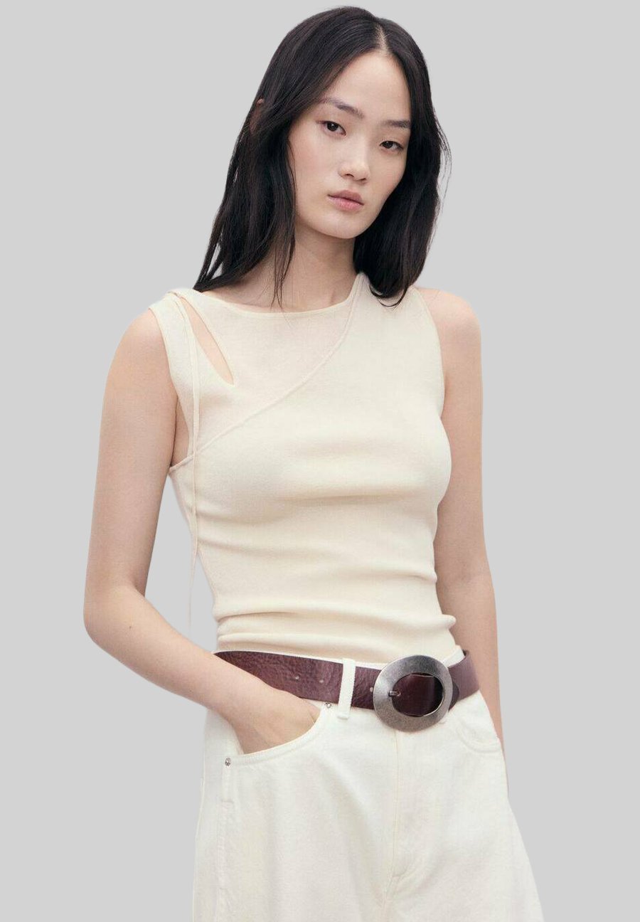 

Топ Mango Top, Beige