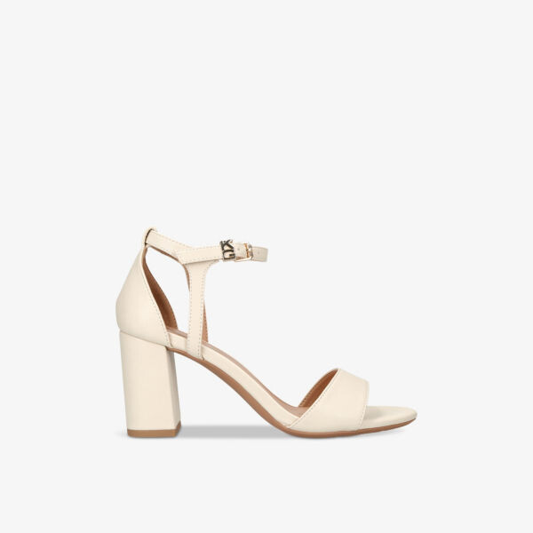 Босоножки faryn на каблуке из искусственной кожи Kg Kurt Geiger, белый