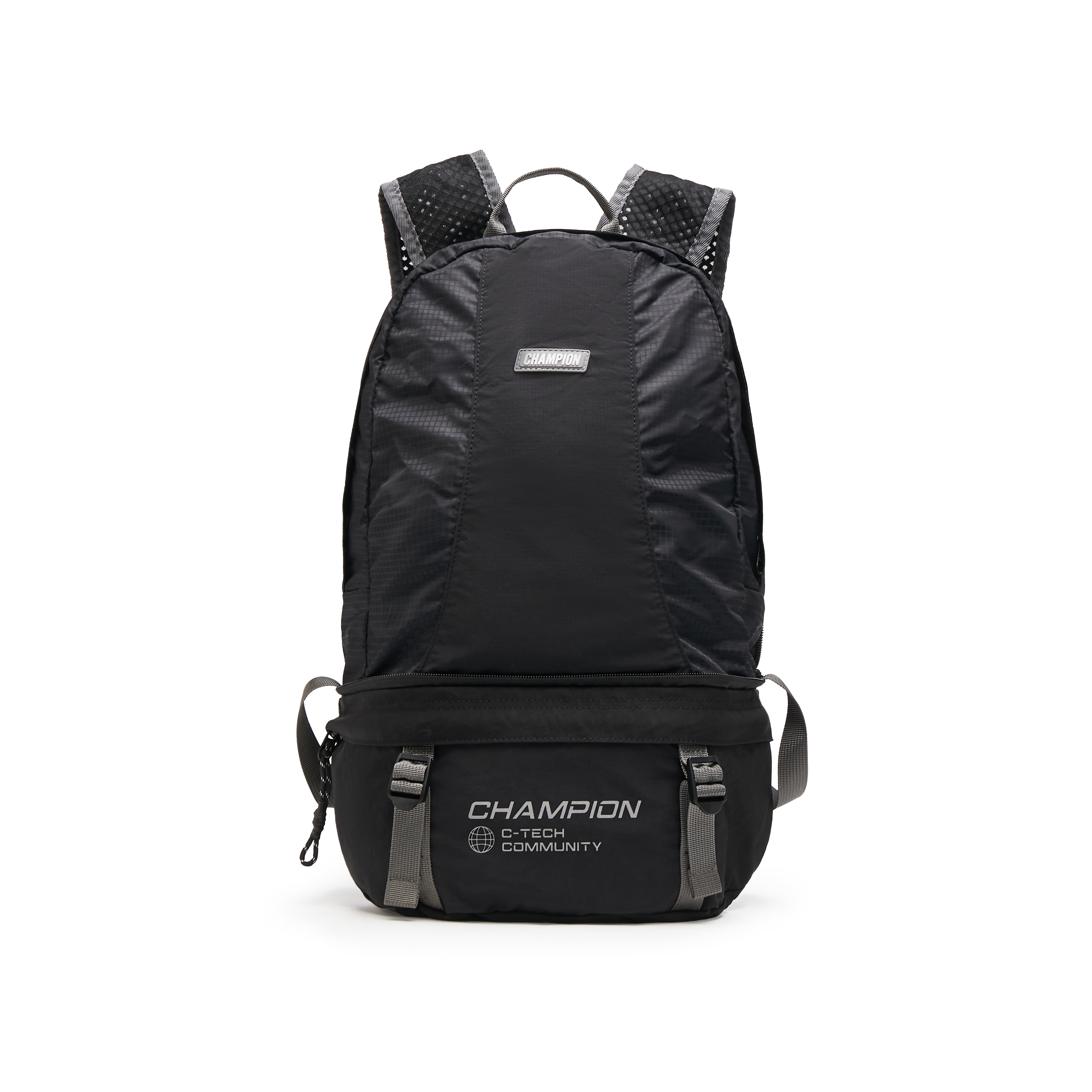 

Champion Тканевый рюкзак унисекс новый бежевый осенний лунный серый черный, Black