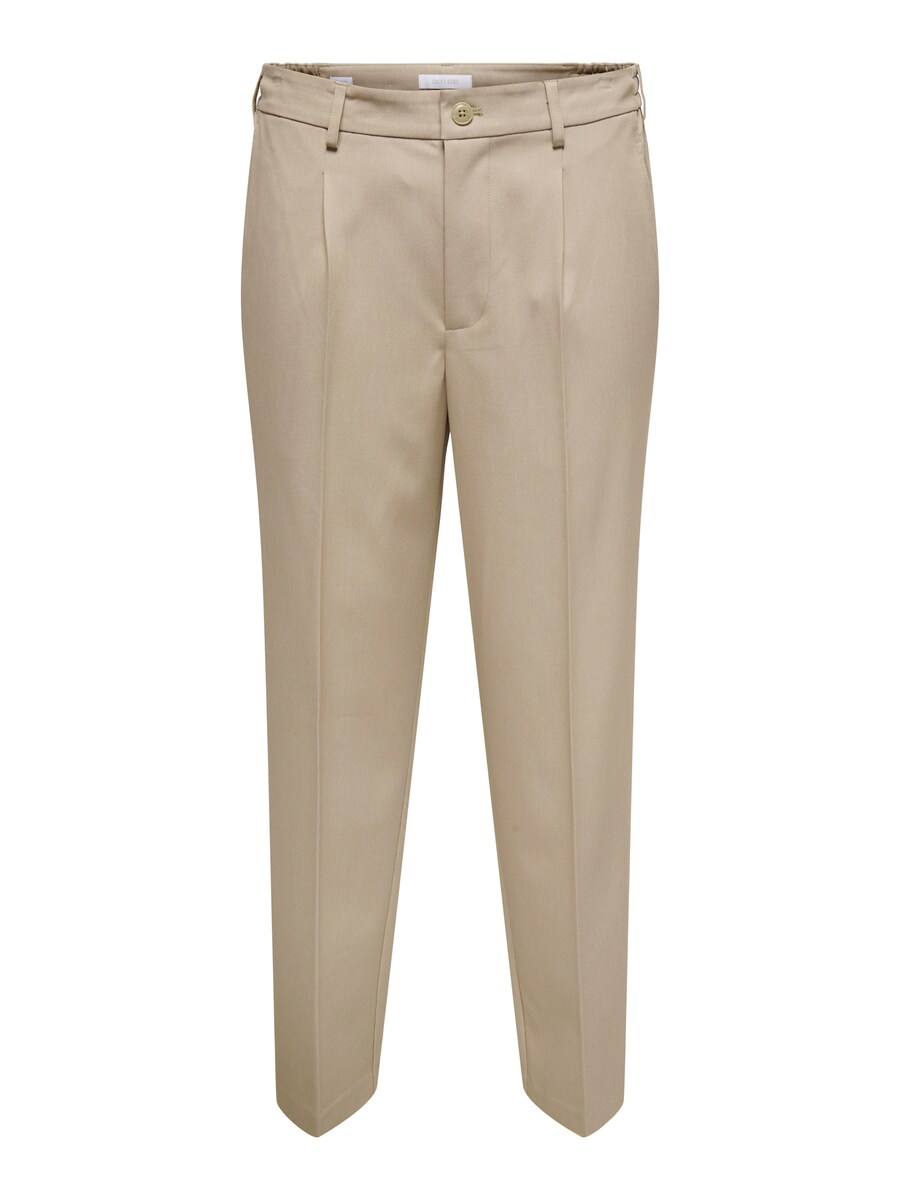 

Зауженные брюки со складками спереди Only & Sons ONSMiro, бежевый