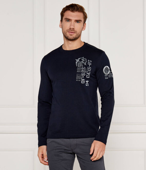 

Лонгслив Aeronautica Militare Regular Fit, синий