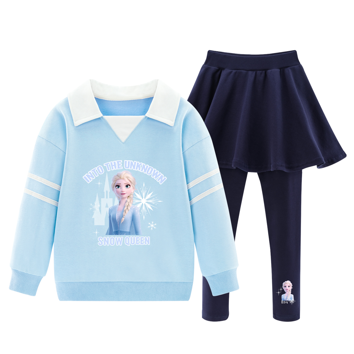 

Disney Повседневная спортивная одежда синяя для детей от 3 до 7 лет