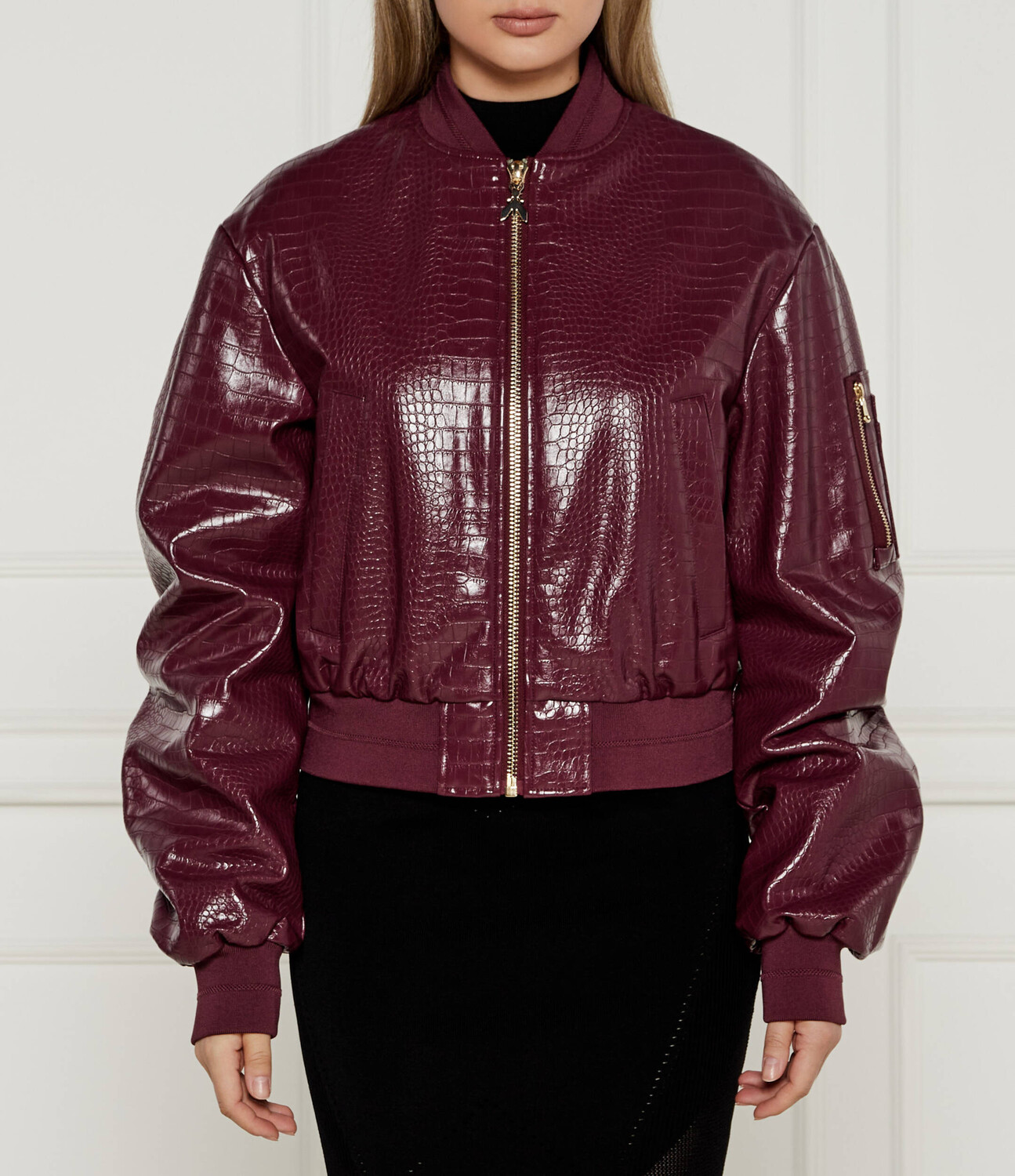 

Куртка Patrizia Pepe Regular Fit, бордо