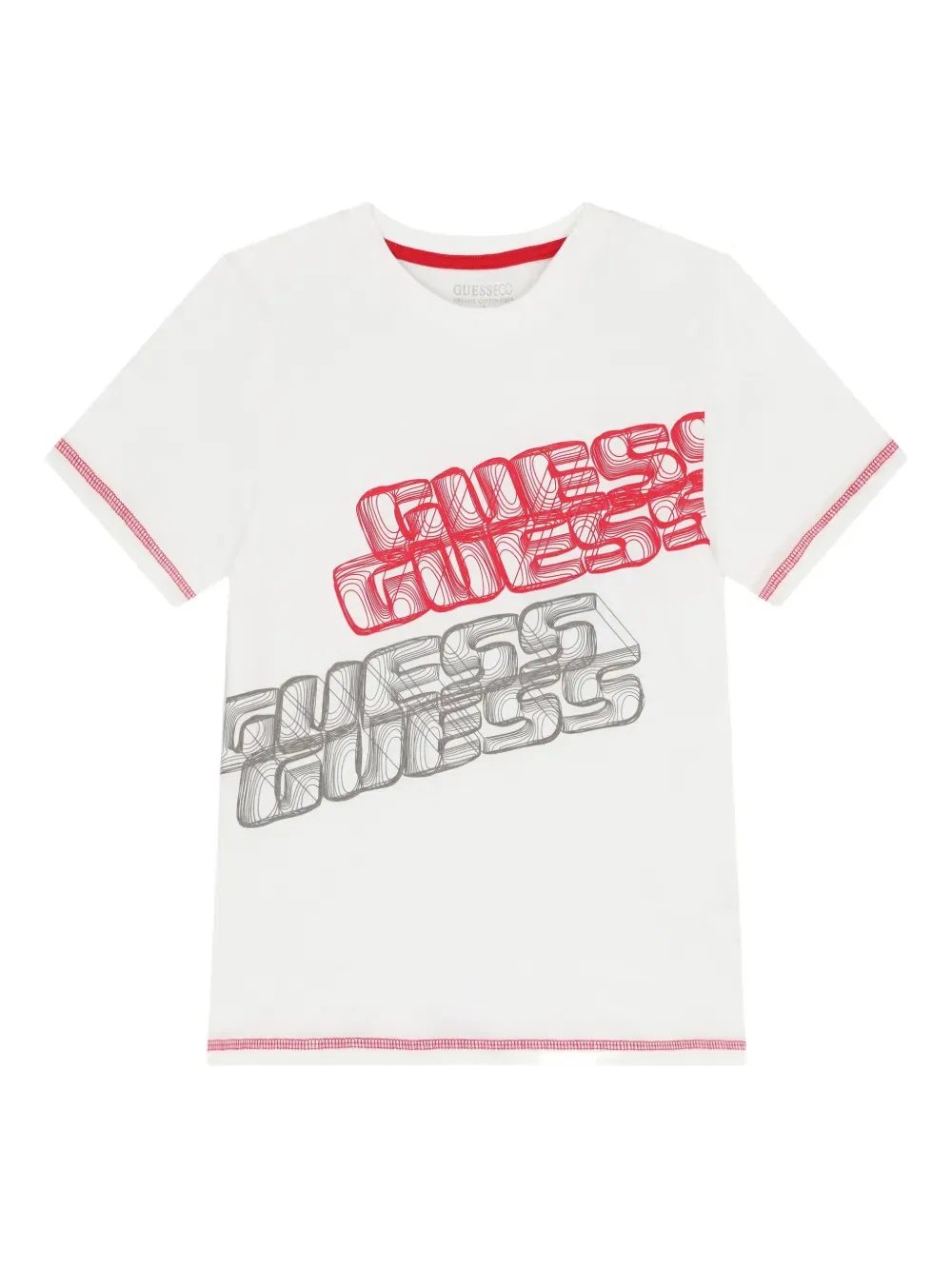 Футболка с принтом Guess Kids, белый