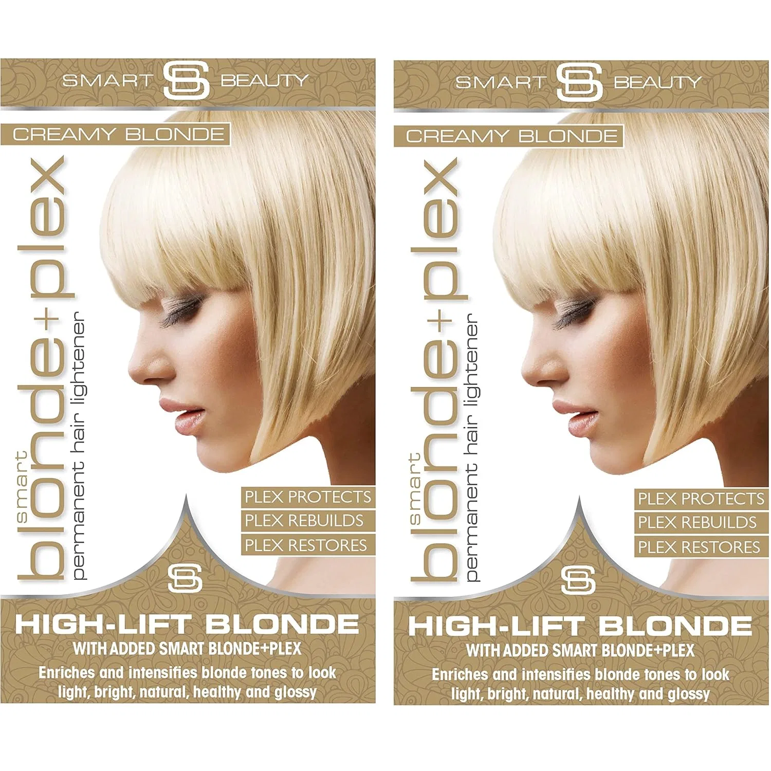 Крем-краска для волос Smart Beauty, блонд, 2 шт. Smart Beauty, Cream Blonde