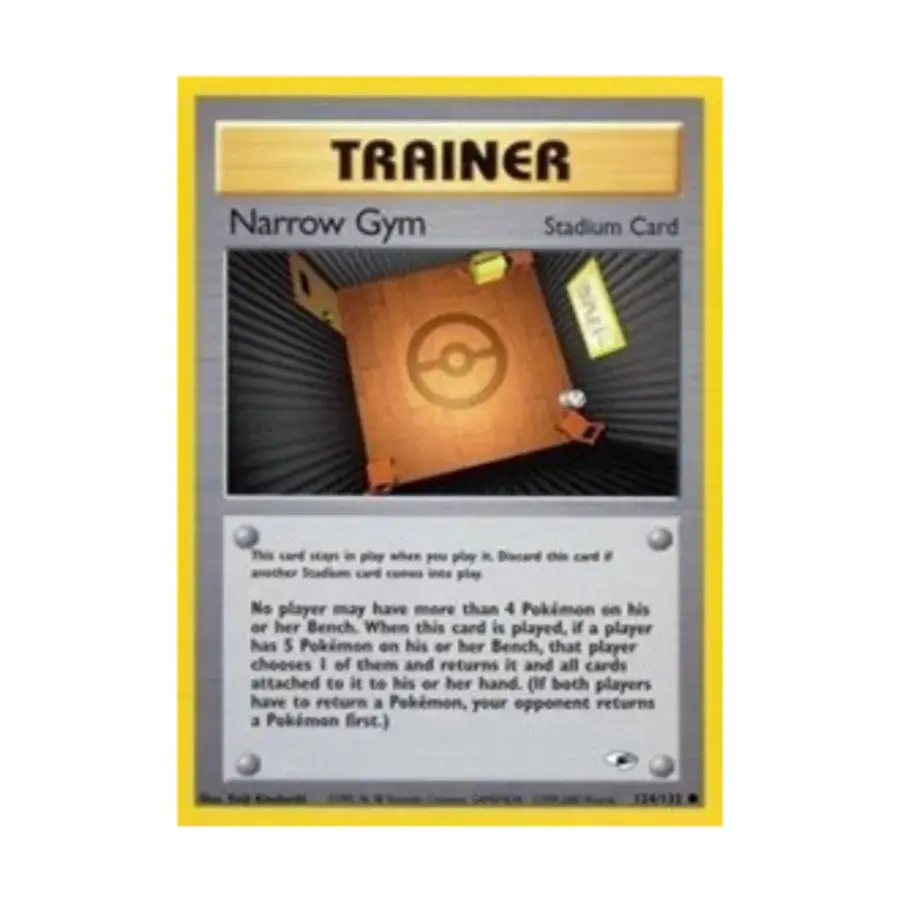 

CCG Узкий спортзал (C) #124, Pokemon - Gym Heroes - Singles