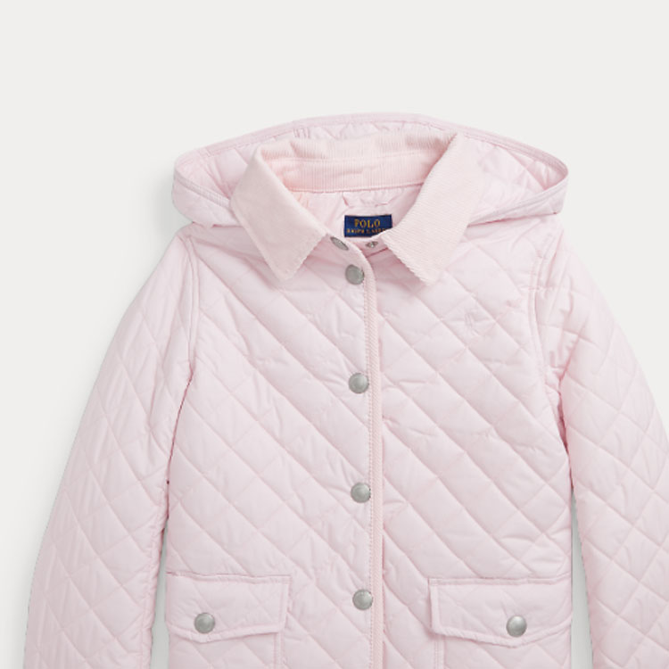 Утепленная куртка SS24 Светло-розовая Детская Polo Ralph Lauren — фото 4