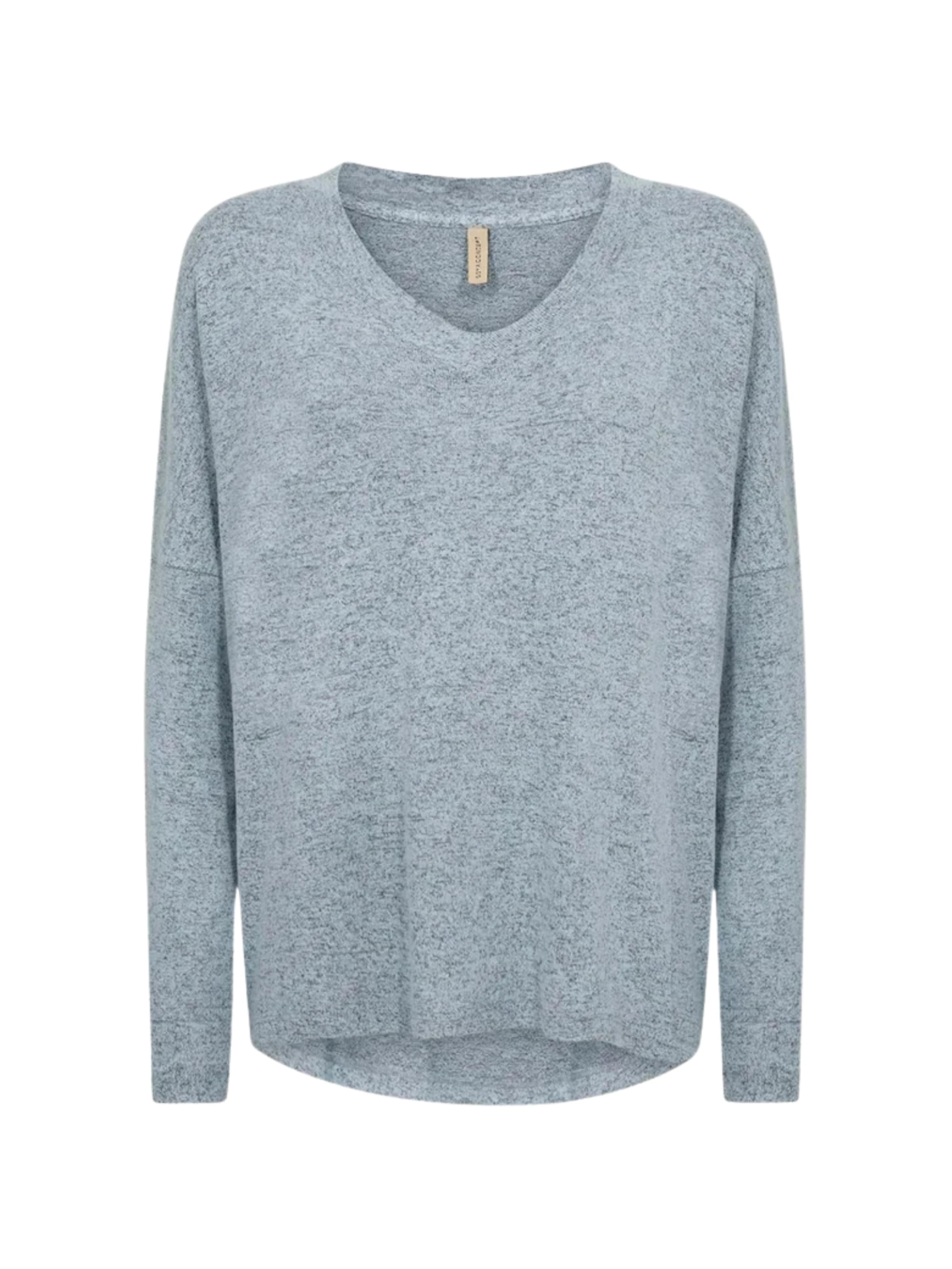 

Soyaconcept Лонгслив 'Biara' в дымчато-голубом цвете