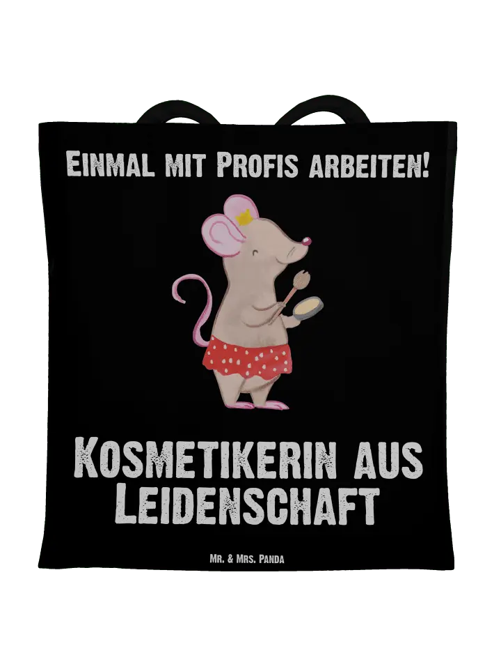

Сумка для переноски Mr & Mrs Panda Kosmetikerin Leidenschaft, черный
