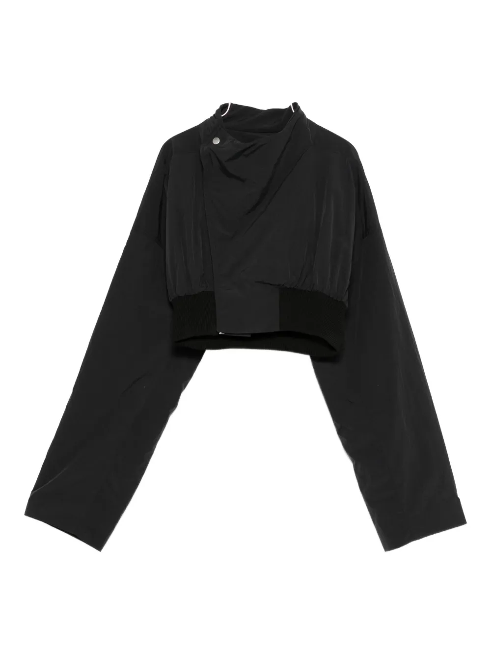 

Укороченный двубортный жакет Rick Owens, черный
